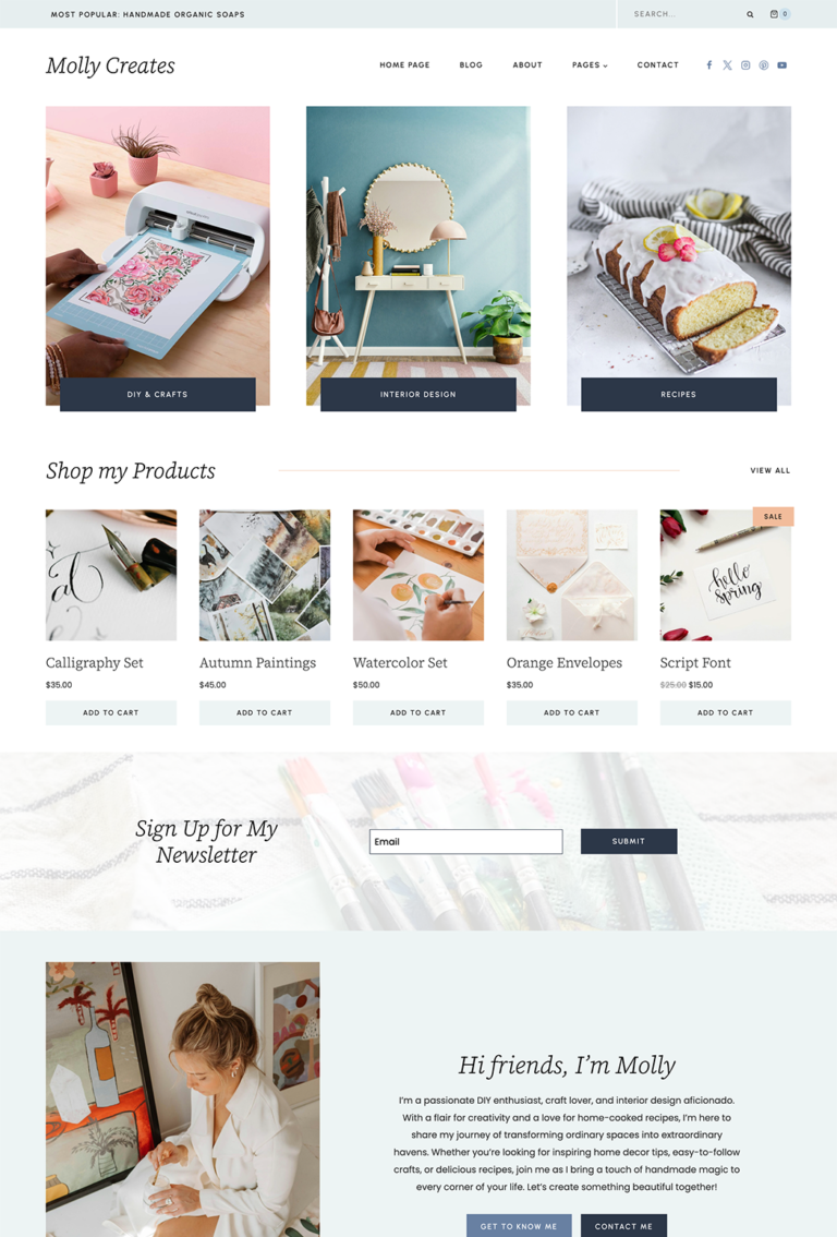 Molly WordPress Theme